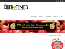 Tablet Screenshot of cidertimes.com